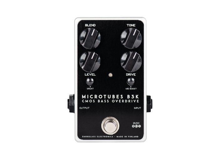 Darkglass Electronics Microtubes B3K V2 Bass Overdrive Pedal With Variable Low Pass, Blend, Grunt And Mid Boost Controls