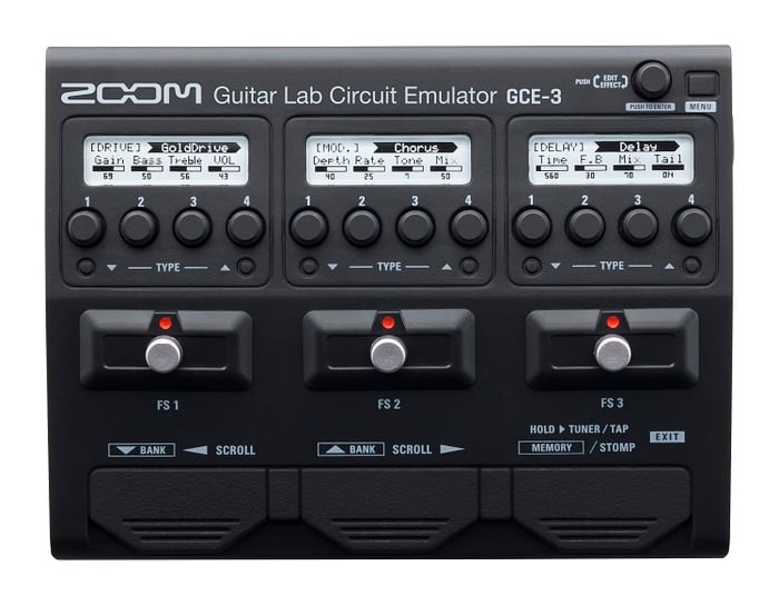 Zoom GCE-3 USB Recording Interface For Guitar With Amp, Cabinet And Effect Emulation