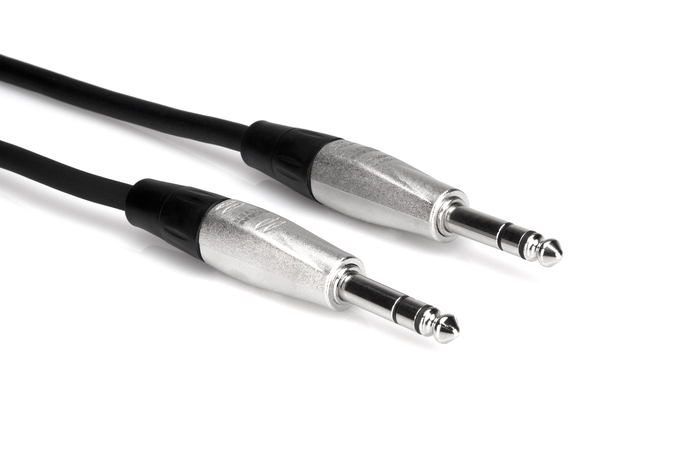 Hosa HSS-001.5 1.5' REAN 1/4" TRS To Same Balanced Interconnect Cable