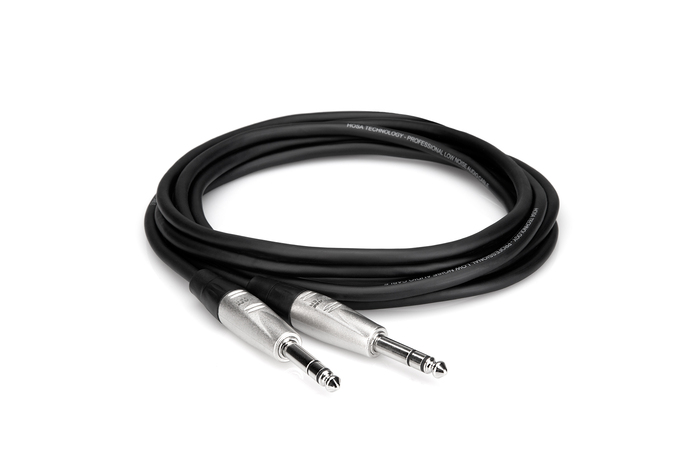 Hosa HSS-001.5 1.5' REAN 1/4" TRS To Same Balanced Interconnect Cable