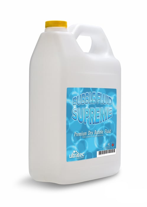 Ultratec Bubble Fluid Supreme 4L Container Of Low Residue Bubble Fluid