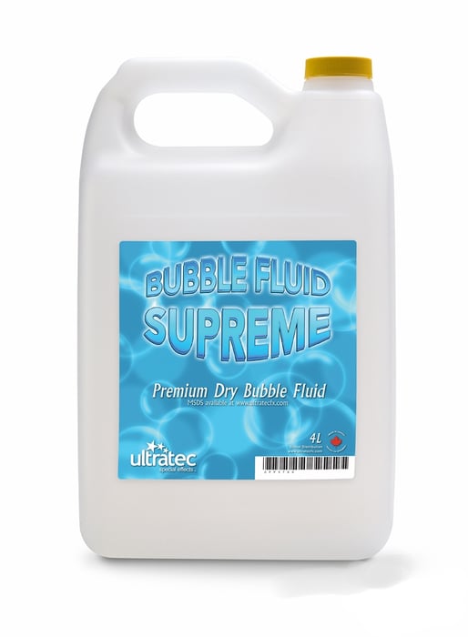 Ultratec Bubble Fluid Supreme 4L Container Of Low Residue Bubble Fluid