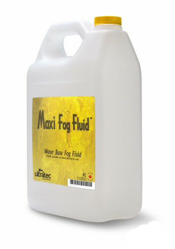 Ultratec Maxi Fog Fluid 4L Container Of High Volume Water Based Fog Fluid