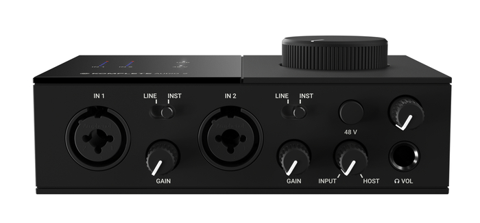 Native Instruments Komplete Audio 2 192 KHz 24 Bit USB Recording Interface With 2 Combo Inputs And 2 Quarter Inch Outputs
