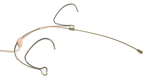 DPA 6066-OC-R-F03 6066 Omni Headset Mic, Beige, 3 Pin LEMO