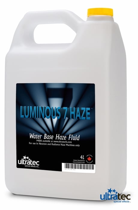 Ultratec Luminous 7 Fluid Case Of 4- 4L Containers Of Luminous 7 Haze Fluid