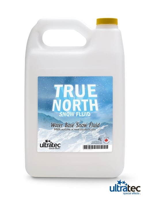 Ultratec True North Snow Fluid Case Of 4- 4L Container Of Snow Fluid For True North And Silent Storm