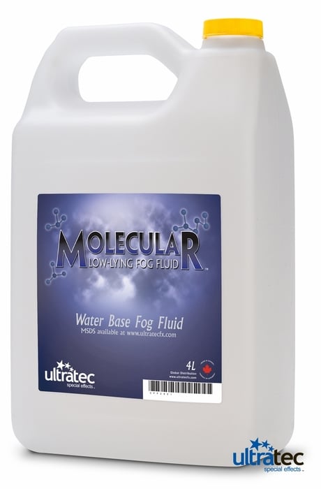 Ultratec Molecular Fog Fluid Case Of 4- 4L Containers Of Water Based Low/Heavy Fog Fluid