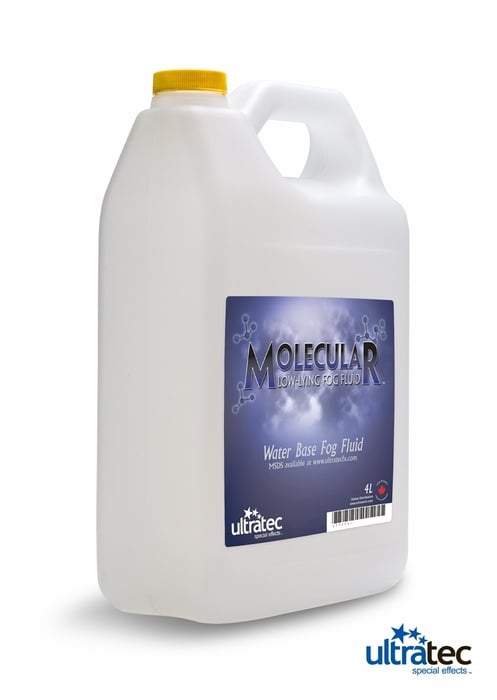 Ultratec Molecular Fog Fluid Case Of 4- 4L Containers Of Water Based Low/Heavy Fog Fluid