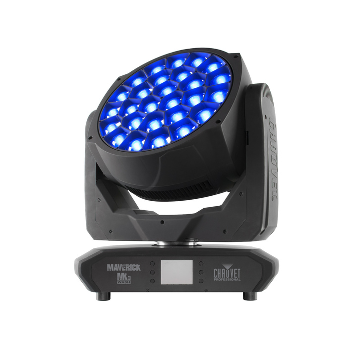 Chauvet Pro Maverick Mk 3 Wash 27x40W RGBW LED Moving Head Wash With Zoom And Pixel Control