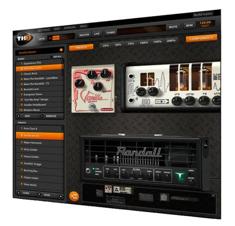 Overloud TH-U Rock Collection Rock Guitar Amplifier And Cabinet Modeling Software With Effects [Download]