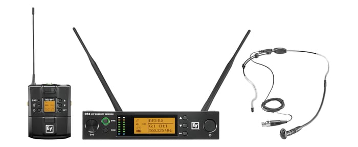 Electro-Voice RE3-BPHW UHF Wireless Bodypack System W/Headworn Mic