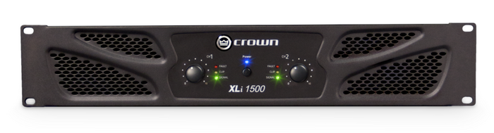 Crown XLi 1500 2-Channel Power Amplifier, 450W At 4 Ohms