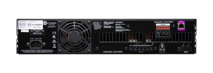 Crown CDi DriveCore 2|1200 2-Channel Power Amplifier, 1200W At 4 Ohms, 70V, DSP