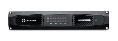 Crown DCi 8|600DA 8-Channel Power Amplifier, 600 W At 4 Ohm, With Dante