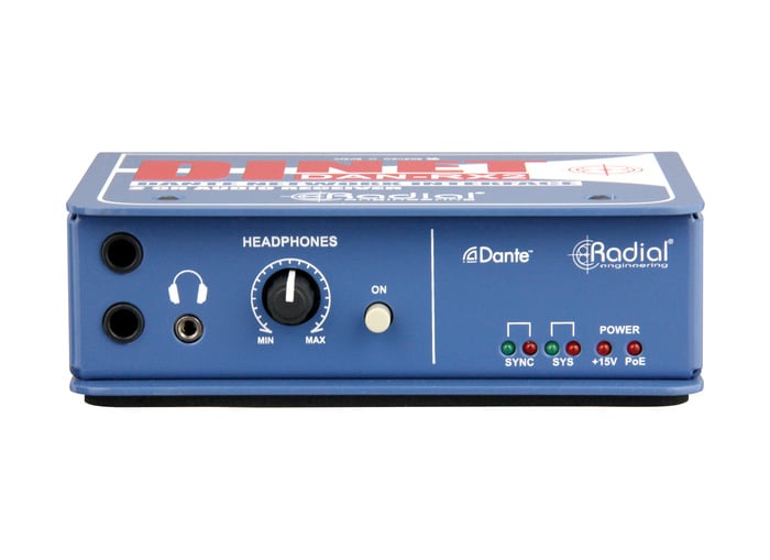 Radial Engineering DiNET DAN-RX2 2-Channel Dante/AES67 Network Receiver