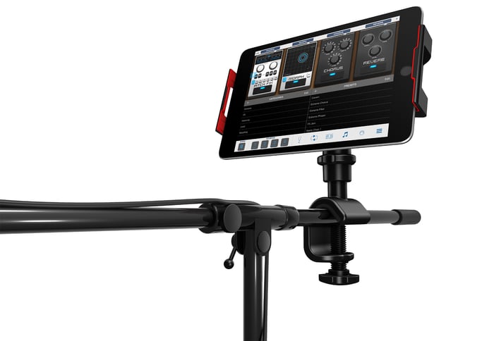 IK Multimedia iKlip 3 Deluxe Universal Tablet Holder For Microphone Stands And Tripod Mounts