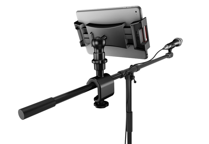 IK Multimedia iKlip 3 Deluxe Universal Tablet Holder For Microphone Stands And Tripod Mounts