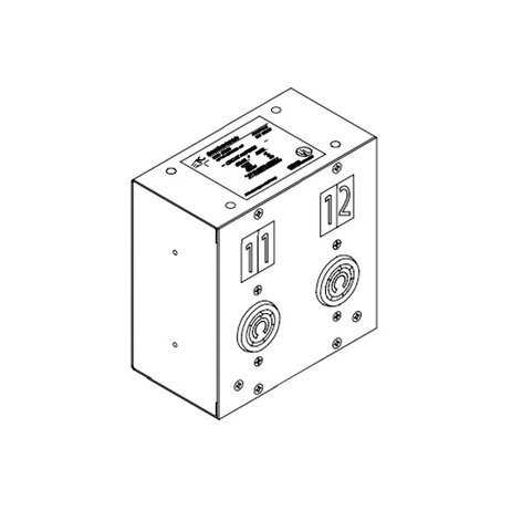 ETC 9102C Surface Mount Outlet Box, 2 Twist Lock