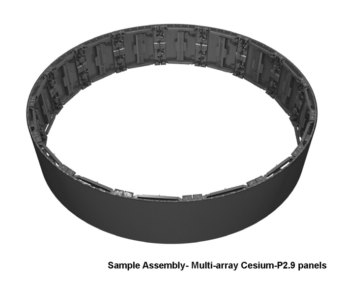 Vanguard CESIUM-P2.9-16x9-PAC 16'x9' LED Wall Package, 2.9mm Pitch