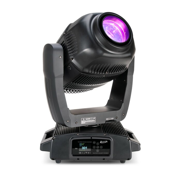 Elation Proteus Smarty Hybrid 280W Long Life Discharge IP Rated Hybrid Beam/Spot/Wash Fixture With Zoom And CMY