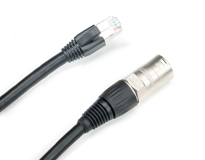 Elite Core SUPERCAT6-S-RE-15 Shielded Tactical CAT6 - Tactical Ethernet Connector To Booted RJ45 -15'