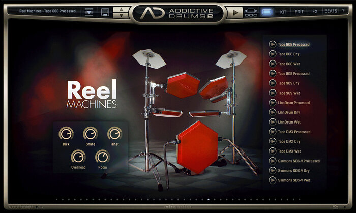 XLN Audio AD2: Reel Machines Vintage Machines With Analog Soul [download]