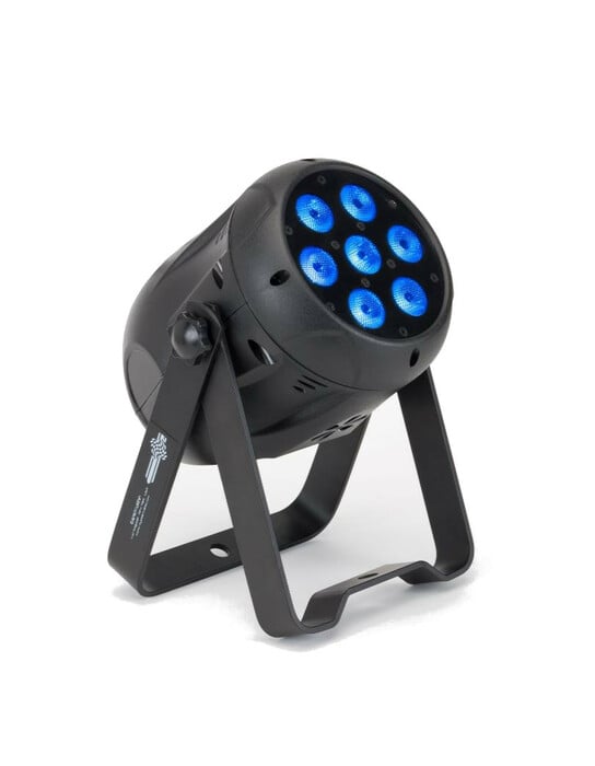 elektraLite eyeBall Quad 7x 12W RGBW LED Par With 10, 25, Or 40 Degree Beam Angle