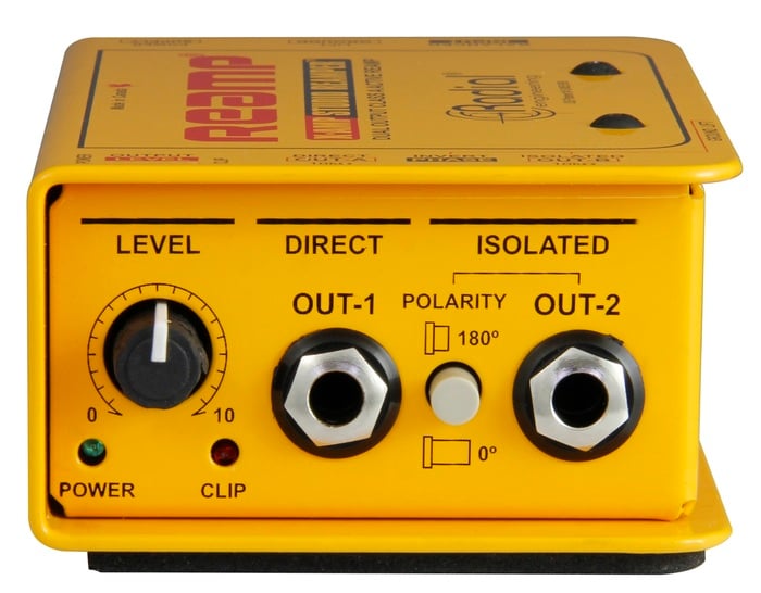 Radial Engineering X-Amp Active Class-A Reamper, Dual Output With Level Control And Polarity Reverse