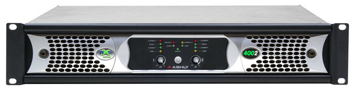 Ashly nXp4002D 2-Channel Network Power Amplifier, 400W At 2 Ohms With Protea DSP Plus OPDante Card