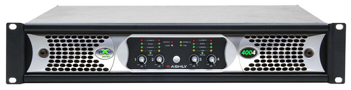 Ashly nXp4004D 4-Channel Network Power Amplifier, 400W At 2 Ohms With Protea DSP Plus OPDante Card