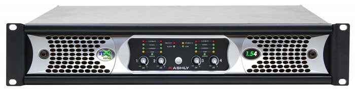 Ashly nXe1.54BD 4-Channel Network Power Amplifier Plus OPDante And OPDAC4 Option Cards