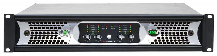 Ashly nXp8004D 4-Channel Network Power Amplifier, 800W At 2 Ohms With Protea DSP Plus OPDante Card