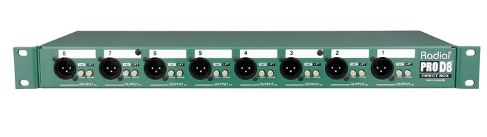 Radial Engineering ProD8 Passive 8-Channel Rackmount Direct Box