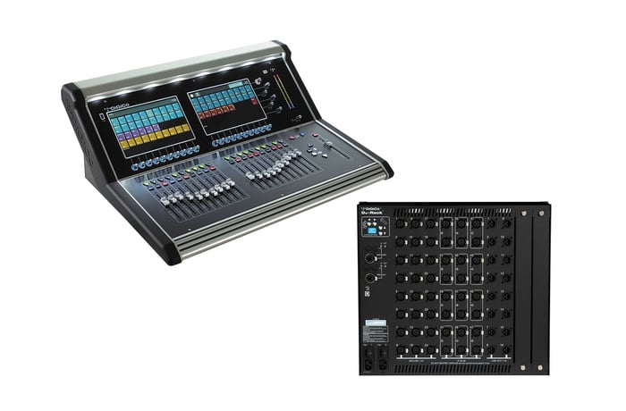 DiGiCo S21 D2 Cat5e Rack Pack Digital Mixing Console With D2 MADI Cat5e Rack