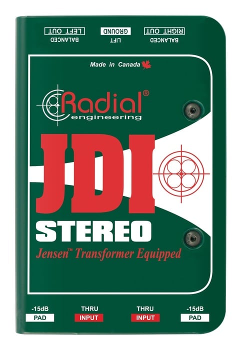 Radial Engineering JDI Stereo 2-Channel Passive Direct Box