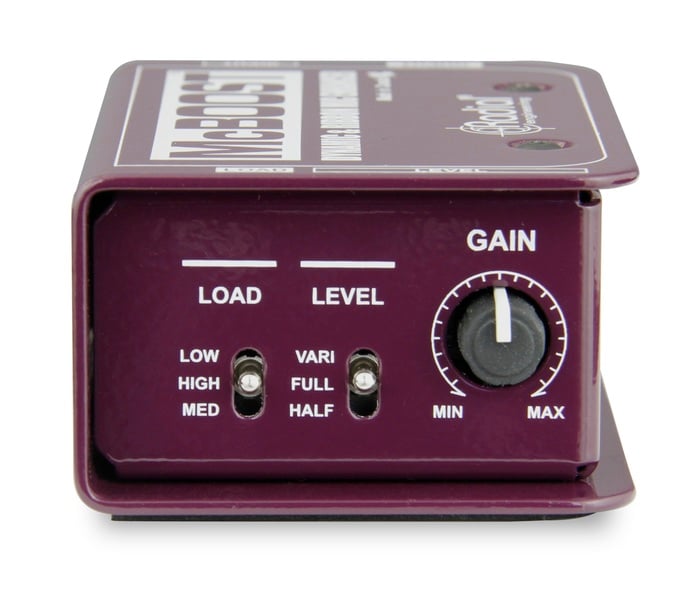 Radial Engineering McBoost Mic Signal Booster, Class-A Fet With 25dB Gain, Load Adjust And Filter