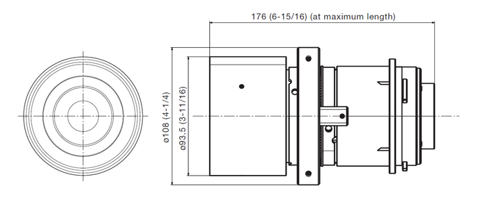 Panasonic ET-ELS20 1.7-2.8:1 Projector Zoom Lens