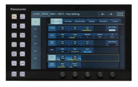 Panasonic AV-HS60C3G Menu Touch Panel For AVHS6000 Live Switchers