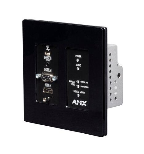 AMX NMX-ENC-N2315-WP N2300 Series 4K UHD Video Over IP Decor Style Wallplate Encoder With KVM