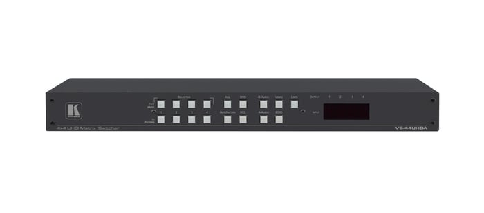 Kramer VS-44UHDA 4x4 4K UHD HDMI And Audio Matrix Switcher