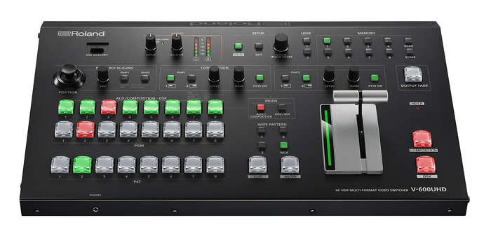 Roland Professional A/V V-600UHD Multi-Format 4K HDR Video Switcher