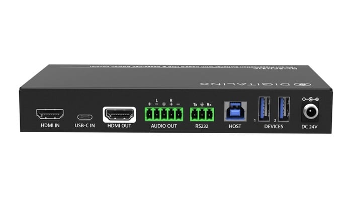 Intelix DL-SCU21C DigitaLinx 2x1 HDMI/USB-C SoftCodec Huddle Room Switcher