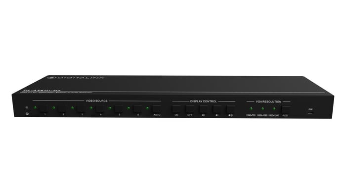 Intelix DL-AS61U-H2 DigitaLinx 6x1 Multi-Format Presentation Switcher