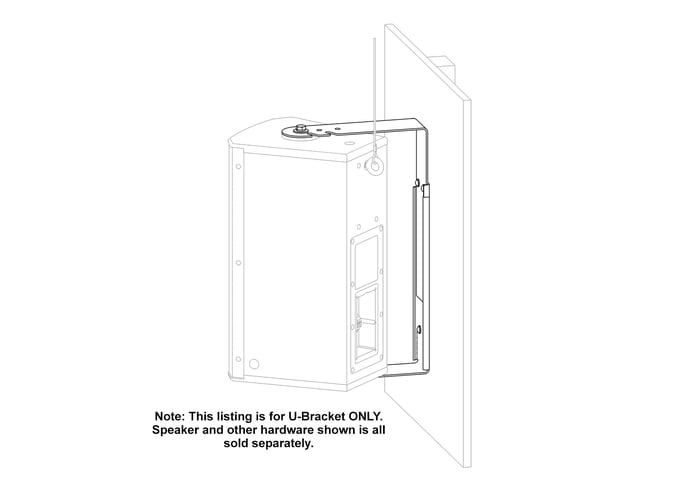 Electro-Voice EVC-UB1 U-Bracket For 8" EVC Speaker