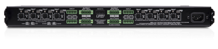 QSC MP-A80V 8-Channel Amplifier With FlexAmp, 200W At 4 Ohms, 70V/100V