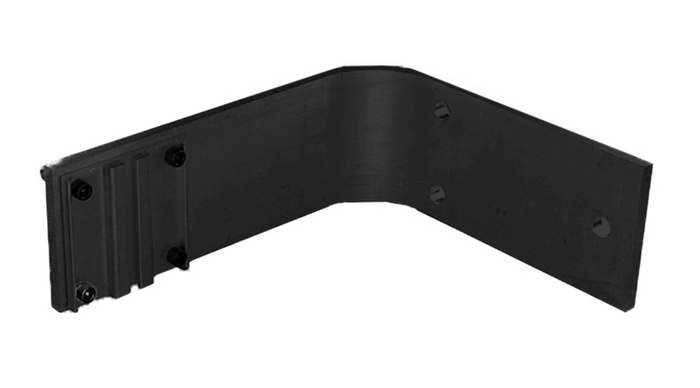 The Light Source M140WALLMOUNT9B Wall Mount 9 Inch Off-Trackhanger Black