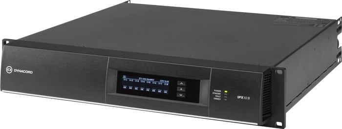 Dynacord IPX10:8 Multi-Channel Installation DSP Amplifier With Digital PFC Supply, 8x1250W