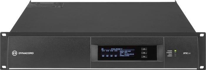 Dynacord IPX5:4 Multi-Channel Installation DSP Power Amplifier, 1250W At 8 Ohms