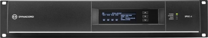 Dynacord IPX5:4 Multi-Channel Installation DSP Power Amplifier, 1250W At 8 Ohms